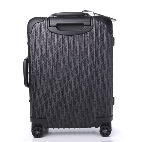 dior rimowa suitcase|christian dior carry on luggage.